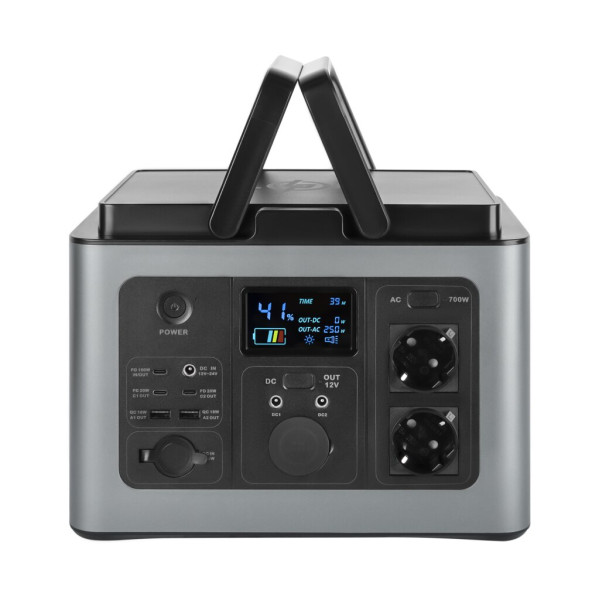 Купити Багатофункціональна портативна зарядна станція LP CHARGER MPPT 700 Pro (700W, 614Wh)