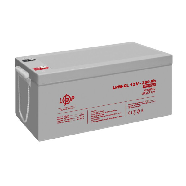 Купити Акумулятор гелевий LPM-GL 12V - 280 Ah