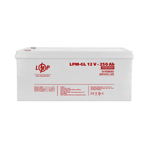 Купити Акумулятор гелевий LPM-GL 12V - 250 Ah