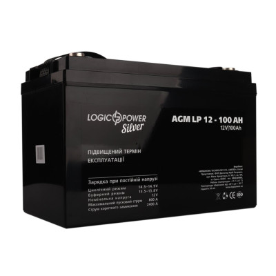 Купити Акумулятор AGM LP 12V - 100 Ah Silver