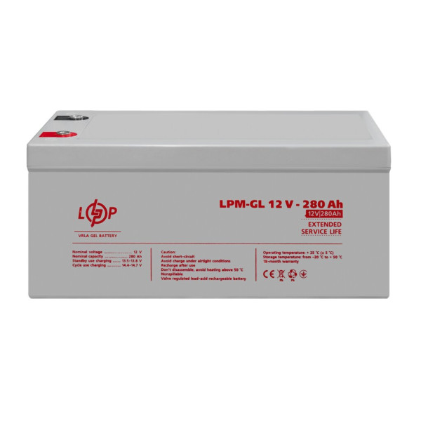 Купити Акумулятор гелевий LPM-GL 12V - 280 Ah