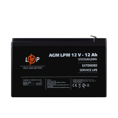 Купити Акумулятор AGM LPM 12V - 12 Ah