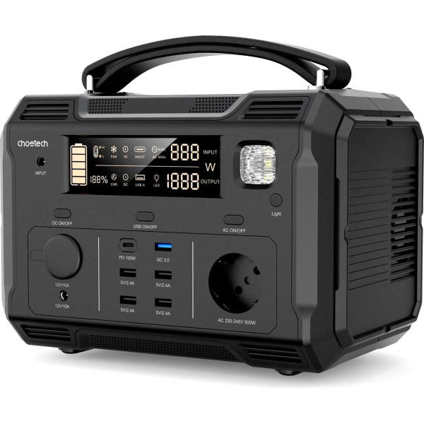 Купити Зарядна станція Choetech 500W (BS004)