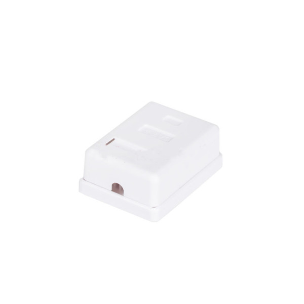 Купити Розетка,  Кат.6,  UTP 8P8C RJ45 1порт , накладна, біла