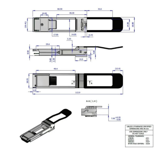Купить Адаптер 40Gbps QSFP to 10G SFP+ Converter