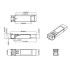 Купить SFP+ 10GBASE-BX 1SM WDM LC 20km TX1270/RX1330nm DOM Alistar