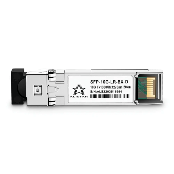 Купить SFP+ 10GBASE-BX 1SM WDM LC 20km TX1330/RX1270nm DOM Alistar