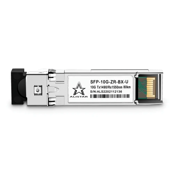Купить SFP+ 10GBASE-BX 1SM WDM LC 80km Tx1490/Rx1550nm DOM Alistar