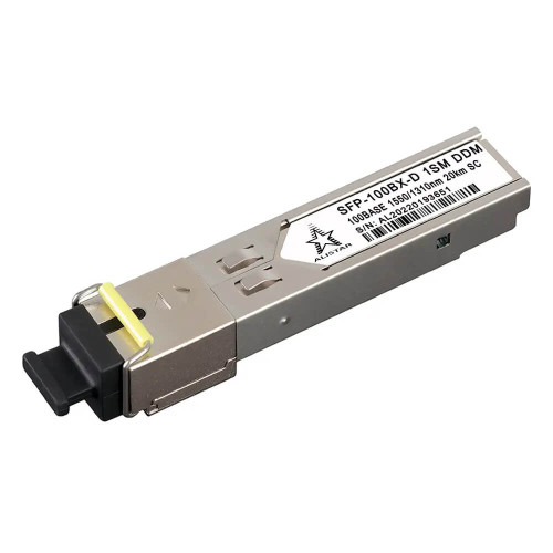 Купить SFP 100Base-BX-D 1SM 1550/1310nm 20km DOM SC DDM Alistar