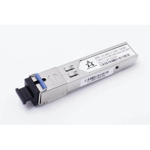 Купить SFP 1000Base-BX 1SM WDM SC 20km TX1310/RX1550nm DDM Alistar