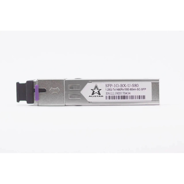 Купити Alistar SFP 1000BASE-BX 1SM WDM SC 80KM TX1490/RX1550nm DDM