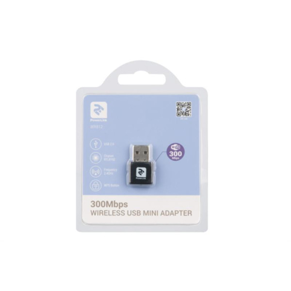 Купити Бездротовий адаптер 2E PowerLink WR812 (N300, USB 2.0) (2E-WR812)