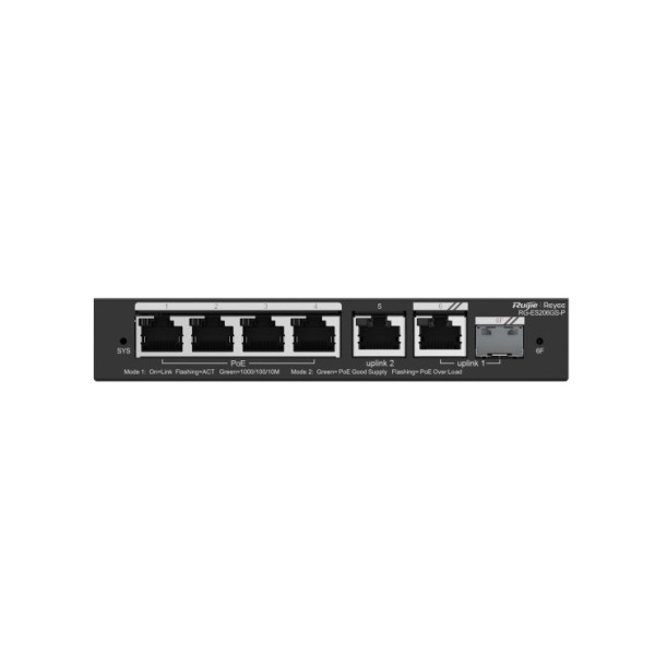Купить Комутатор Ruijie Reyee RG-ES206GS-P