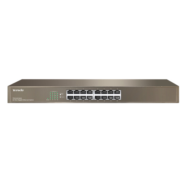 Купити Комутатор Tenda TEG1016G 16port 10/100/1000/BaseT rackmount