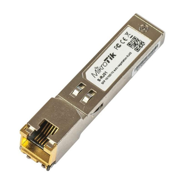 Купить Модуль SFP Mikrotik S-RJ01 (SFP to RJ-45)