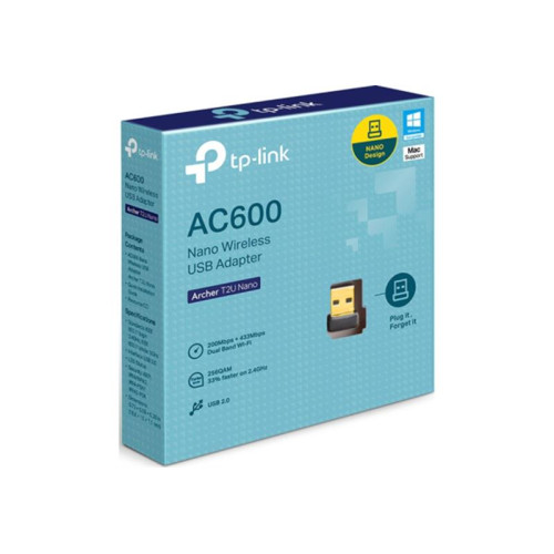Купить Бездротовий адаптер TP-Link Archer T2U Nano