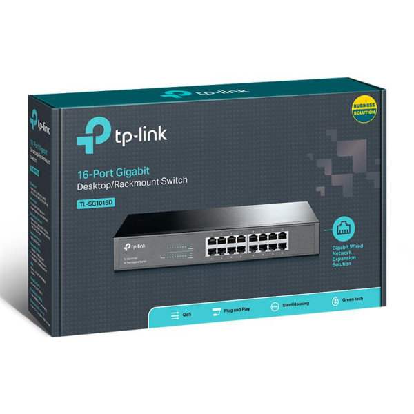 Купить Комутатор TP-Link TL-SG1016D