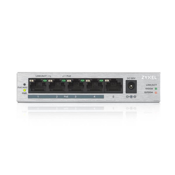 Купить Комутатор ZYXEL GS1005HP (GS1005HP-EU0101F)