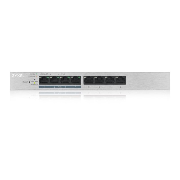 Купить Комутатор ZYXEL GS1200-8HP v2 (GS1200-8HPV2-EU0101F)