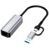Купить Мережевий адаптер ColorWay USB-A/USB-С 3.0 - RJ45 (CW-AD-CRG)