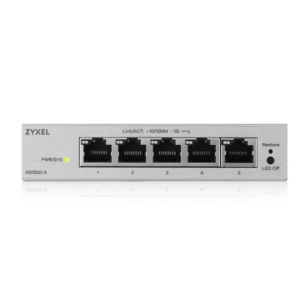 Купить Коммутатор ZYXEL GS1200-5 v3 (GS1200-5V3-EU0101F)