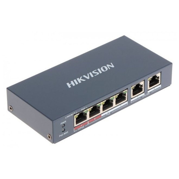 Купить Комутатор Hikvision DS-3E0106HP-E