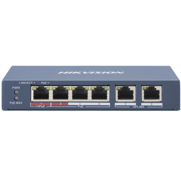 Купить Комутатор Hikvision DS-3E0106HP-E