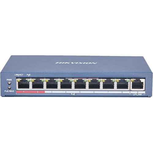 Купити Комутатор Hikvision DS-3E0109P-E(C)