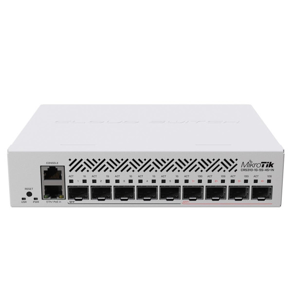 Купить Комутатор MikroTik CRS310-1G-5S-4S+IN