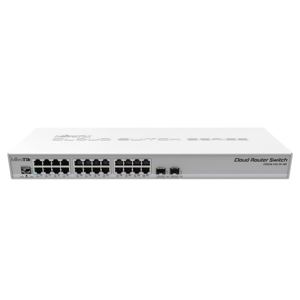 Купити Комутатор MikroTik CRS326-24G-2S+RM
