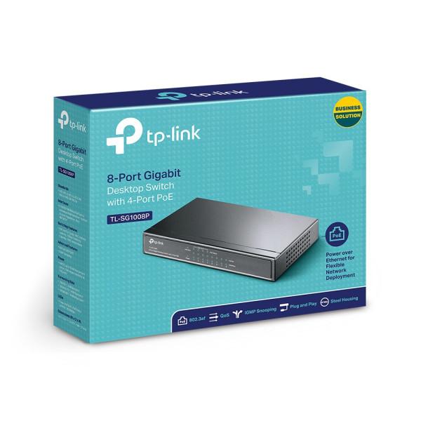 Купить Комутатор TP-Link TL-SG1008P