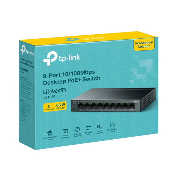 Купить Коммутатор TP-Link LS109P