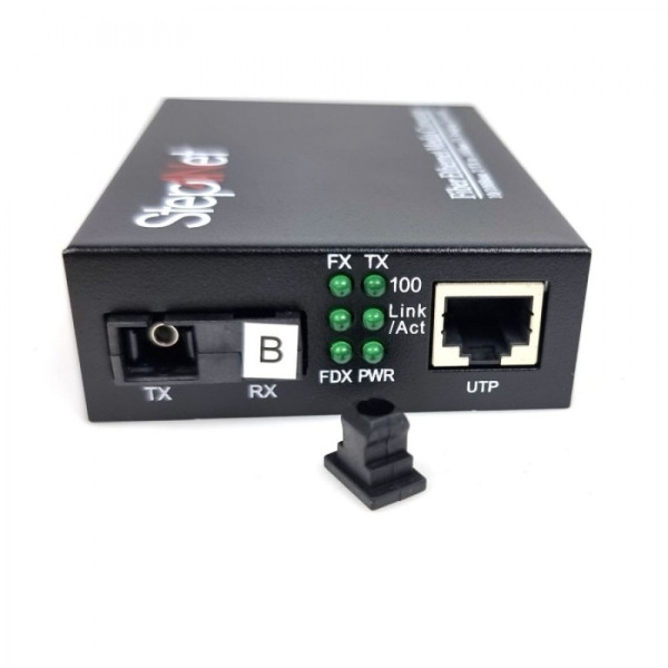 Купити Медіаконвертер Step4Net (MC-R-0,1-1SM-1550nm-20) 10/100 Мб, 20км