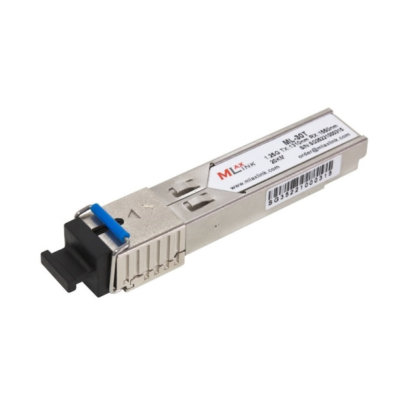 Купить Модуль SFP MlaxLink ML-30T (Single mode, SFP, SC, 1310/1550nm, 20 км)