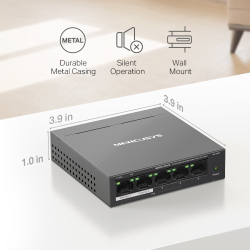 Купити Комутатор Mercusys MS105GP