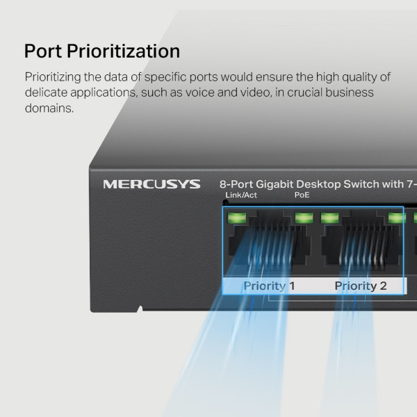Купити Комутатор Mercusys MS108GP