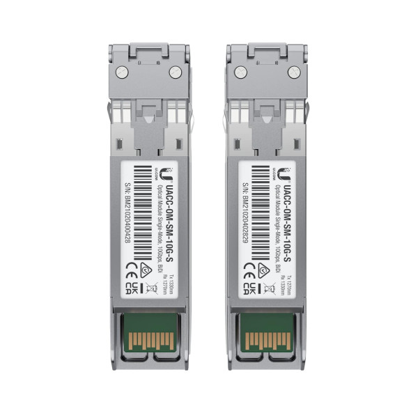Купить Модуль SFP Ubiquiti 10G Bidirectional Single-Mode Optical Module 2 pack (UACC-OM-SM-10G-S-2)