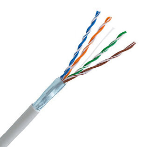 Купити Кабель ATcom Вита пара Premium FTP cat5e  (4*2*0,5 мм, CU,  довжина 305 м), екранований, мідь (3802)