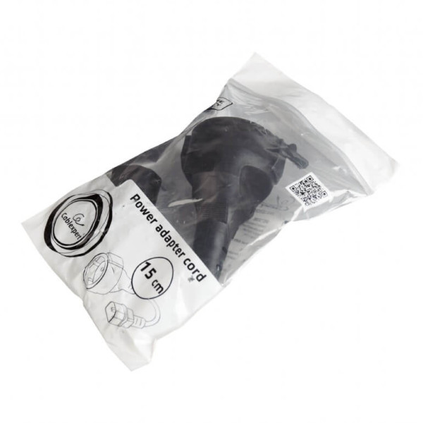 Купить Адаптер питания Cablexpert PC-SFC14M-01, C14 / Schuko, 15 см, с заземлением, 3*0,75 мм