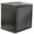 Купить Телекоммуникационный настенный шкаф CMS 19" 15U, 600x600x773мм (Ш*Г*В), эконом, акриловое стекло, черный