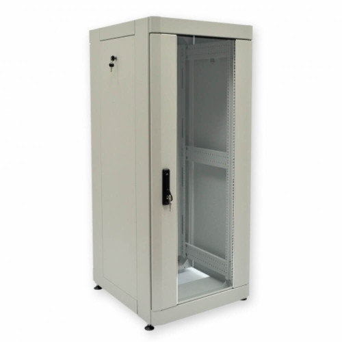 Купить Серверный напольный шкаф 19" 28U, 610х675x1355 мм (Ш*Г*В), усиленный, серый