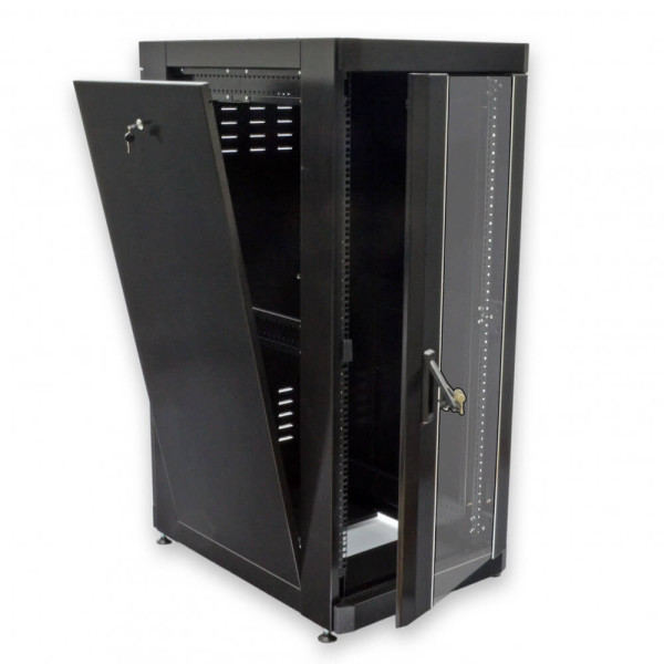 Купить Серверный напольный шкаф 19" 33U, 610х865x1620 мм (Ш*Г*В), усиленный, черный