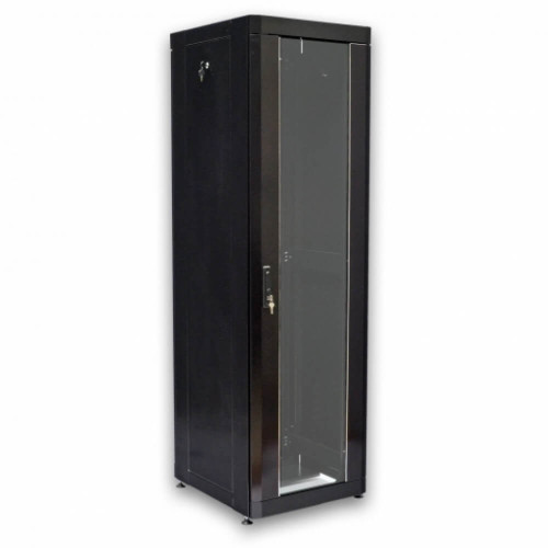 Купить Серверный напольный шкаф 19" 42U, 610х675x2020 мм (Ш*Г*В), усиленный, черный