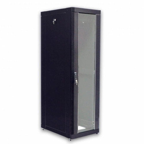 Купить Серверный напольный шкаф 19" 42U, 610х865x2020 мм (Ш*Г*В), усиленный, черный