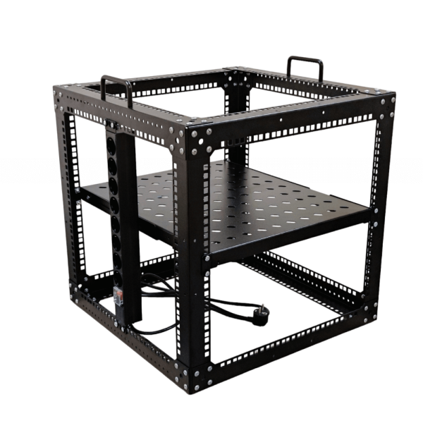 Купити Стійка-кронштейн Cube 19" 9U 550х550х550 мм, посилена, чорна, CMS