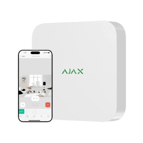 Купити Відеореєстратор Ajax NVR (8ch) (8EU) ASP White
