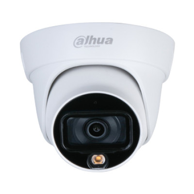 Купить 5Мп HDCVI видеокамера Dahua с подсветкой DH-HAC-HDW1509TLP-A-LED (3.6 мм)