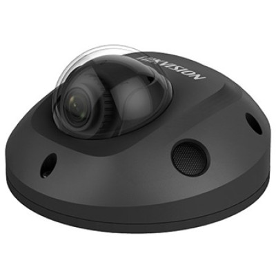 Купить 6Мп мини IP видеокамера Hikvision с ИК подсветкой DS-2CD2563G0-IS (2.8 мм) черная