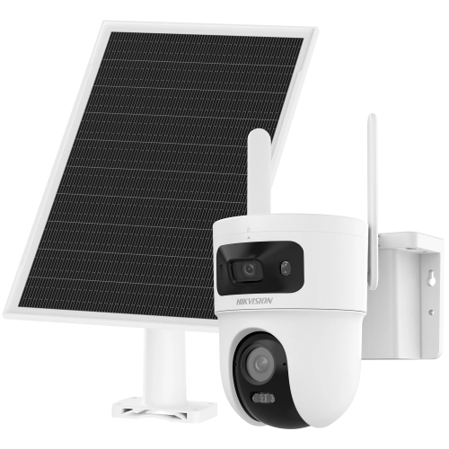 Купить Hikvision DS-2CFSP8-D/4G-SIM Cold Proof 2х4МП (2.8+4мм) PT 4G (SIM-карта в комплекті) ЗАРЯДКА В МІНУСОВУ ТЕМПЕРАТУРУ