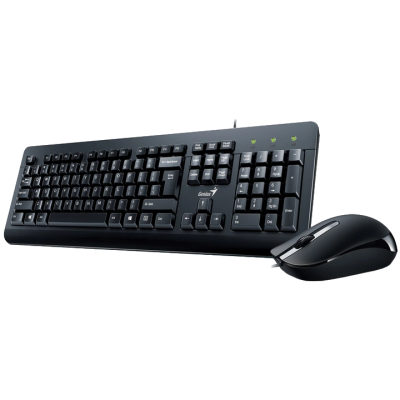Купить Комплект (клавиатура + мышь) Genius KM-160 Black Ukr (31330001419)